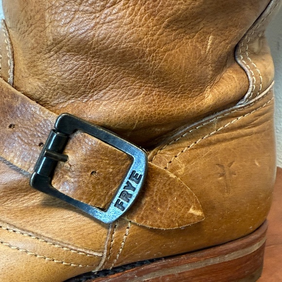 Frye Women's Tan Brown Tall Veronica Slouch Boots, Size 9.5 - Picture 9 of 14